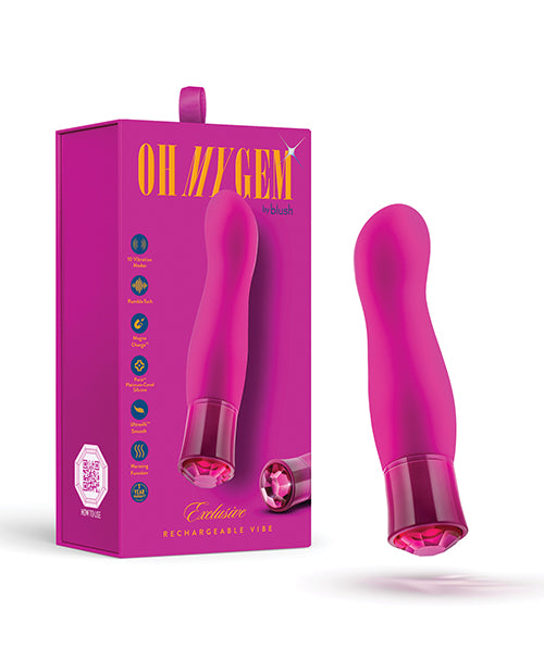 Vibrador exclusivo de turmalina: estimulación dual y lujo cálido - featured product image.