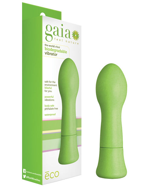 Green Vibrating C-Ring by Blush: Enhance Pleasure & Prolong Playtime - featured product image.