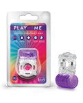 Blush Play With Me Vibrating C Ring - Purple: Intimate Pleasure Booster