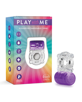 Blush Pleaser Rechargeable C Ring - Vibrant Purple - Featured Product Image