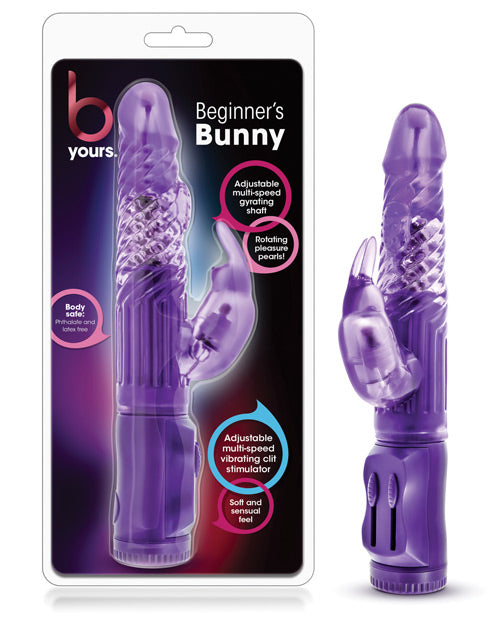 Blush B Yours Beginner's Bunny: placer personalizado y estimulación intensificada - featured product image.