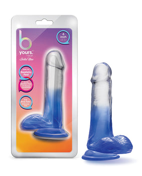 Blush B Yours 6" Stella Blue Dildo - Realistic Gradient Design - Featured Product Image
