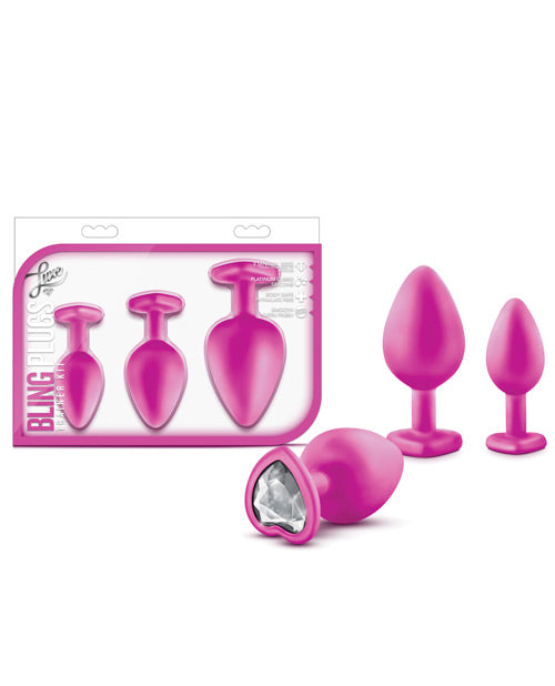 Pink Luxe Bling Anal Training Kit by Blush - featured product image.