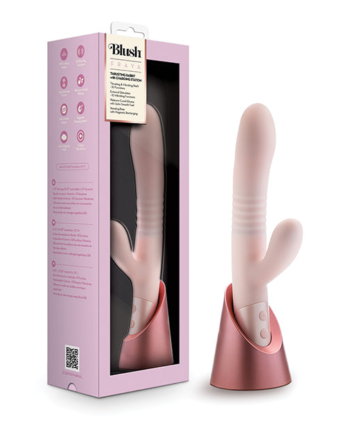 Blush Fraya Rabbit Vibrator - Pink - featured product image.