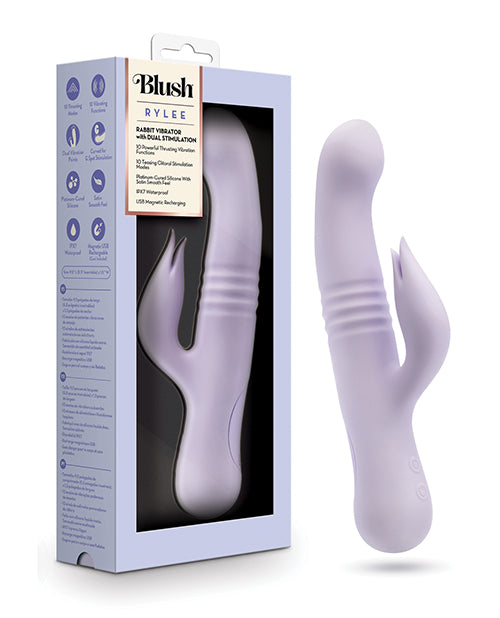 Blush Rylee Rabbit Vibrador en Lavanda - featured product image.