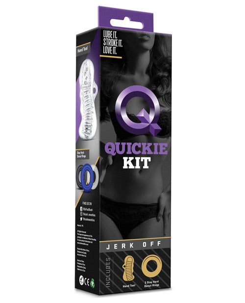 Blush Quickie Kit - Jerk Off: The Ultimate Solo Pleasure Experience Product Image.