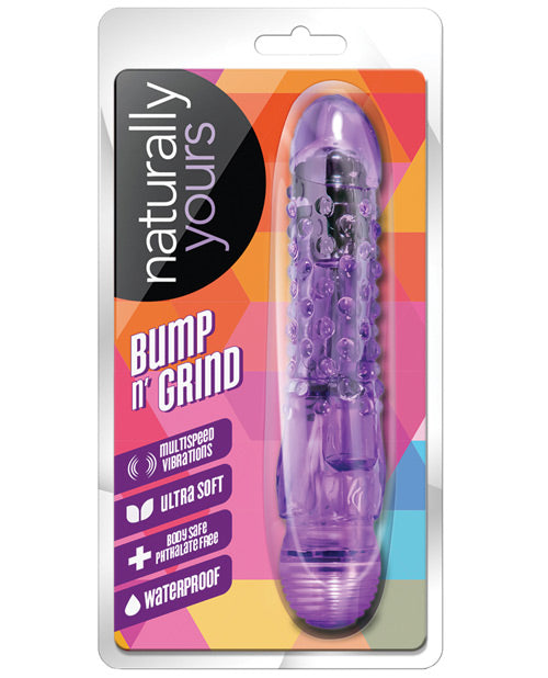 Blush Naturally Yours Bump N Grind - Púrpura: experiencia de placer definitiva Product Image.