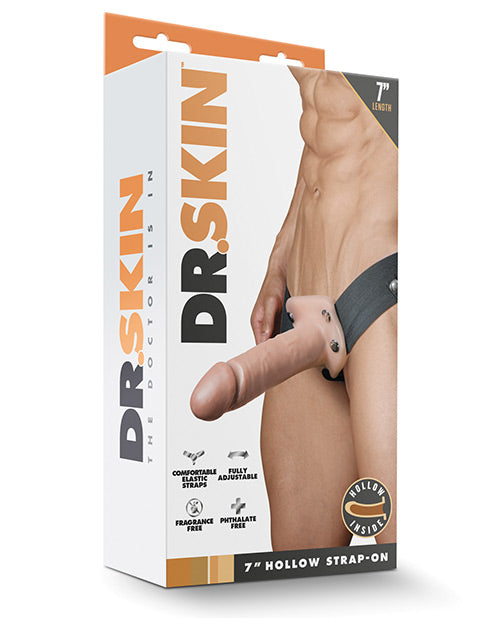 Blush Dr. Skin 7 吋空心綁帶式 - 香草：終極慾望伴侶 - featured product image.