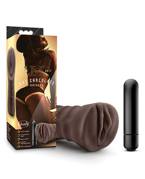 Blush Hot Chocolate Brianna - Sensational Textures & Vibrating Bullet Stroker - Featured Product Image