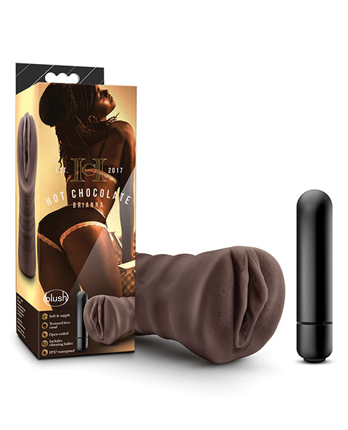 腮紅熱巧克力 Brianna - 令人驚嘆的紋理和振動子彈撫摸器 - featured product image.