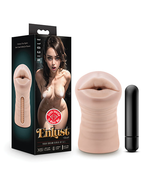 Nicole - The Ultimate Mouth Stroker with Vibrating Bullet Product Image.