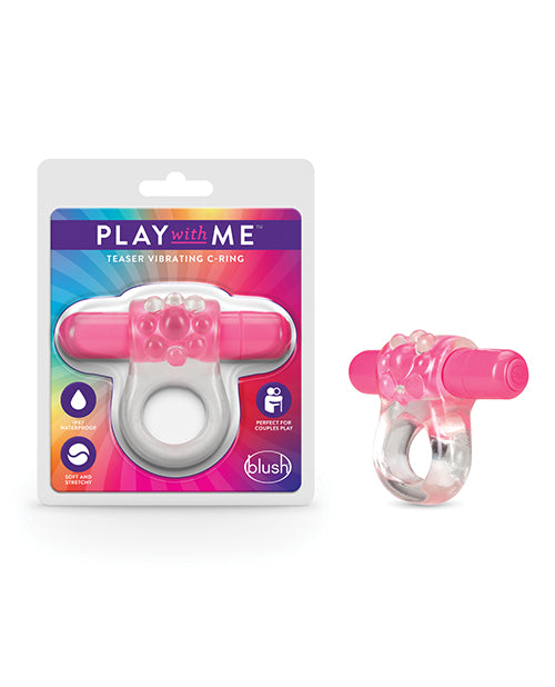 Shop for the Blush Play With Me Teaser Vibrating C Ring: Heightened Pleasure & Comfort at My Ruby Lips