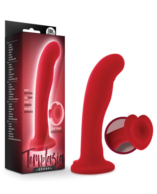 Temptasia Jezebel Crimson Silicone Massage Toy Product Image.