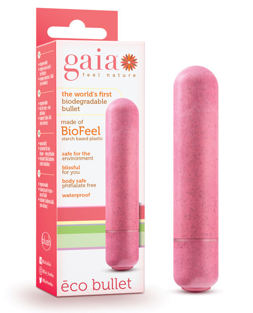 腮紅 Gaia Eco Bullet 可生物降解和強力振動器 - featured product image.