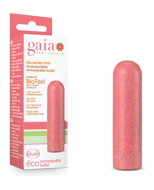 Blush Gaia Eco Coral Bullet Vibrator Product Image.
