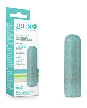 Blush Gaia Eco Rechargeable Bullet - Aqua - Featured Product Image