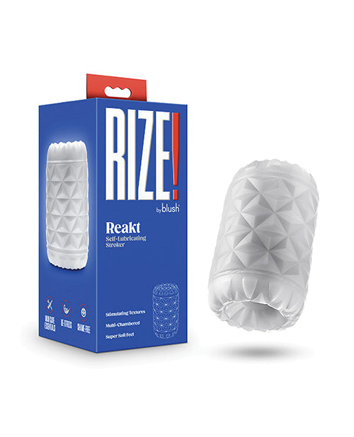Blush Rize Reakt Self-Lubricating Stroker: Ultimate Pleasure Experience Product Image.