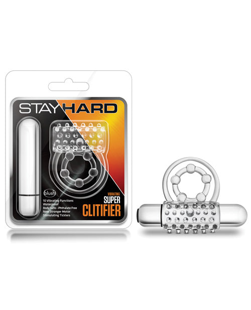 Shop for the Blush Stay Hard Super Clitifier Cock Ring - Clear at My Ruby Lips