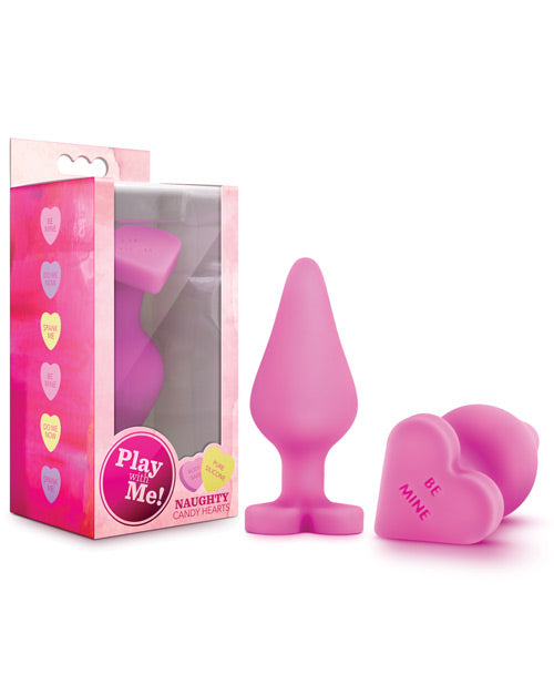 Blush Naughty Candy Heart 'Do Me Now' Heart-Shaped Anal Plug - featured product image.