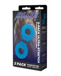 Blue Line C & B Ultra-Stretch Stamina Endurance Ring - Jelly Blue (Pack of 2)