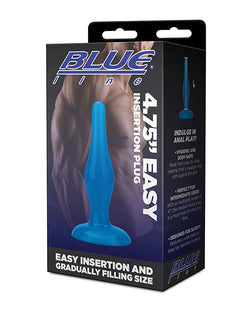 Plug anal Blue Line C &amp; B de 4,75" Jelly Blue: mejora del placer intermedio