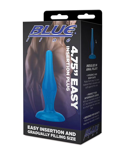 Blue Line C & B 4.75" Jelly Blue Anal Plug: A Sensual Journey Awaits - featured product image.