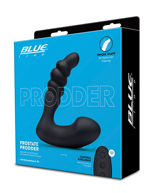 Prodder de próstata de doble motor Blue Line - Placer de control remoto - featured product image.