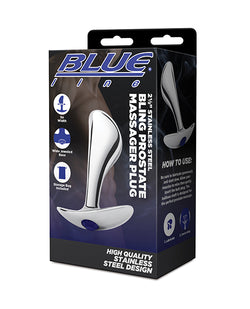 Blue Line Stainless Steel Bling Prostate Massager: The Pinnacle of Luxury Pleasure