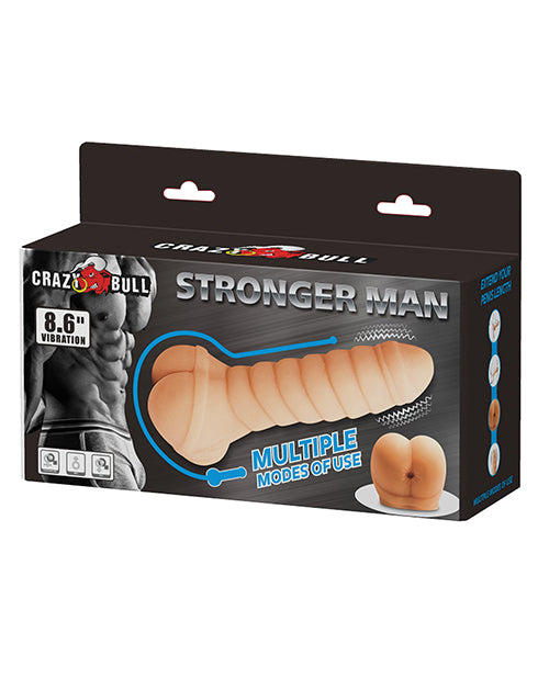 Crazy Bull Stronger Man Stroker with Powerful Vibration - featured product image.