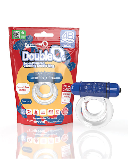 Screaming O 4b Doubleo 6: Juguete de doble placer con sensación de fresa - featured product image.