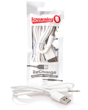 Cable de carga Screaming O Recharge - Blanco - Featured Product Image