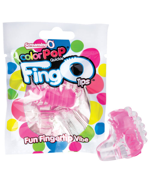 Screaming O Color Pop Fingo Tip: Vibración de dedo de estimulación intensa - featured product image.