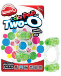 Screaming O Color Pop Quickie Two-O: Anillo de placer dual