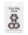 Got Big Dick 2 Pack Cock Rings - Elevate Your Pleasure