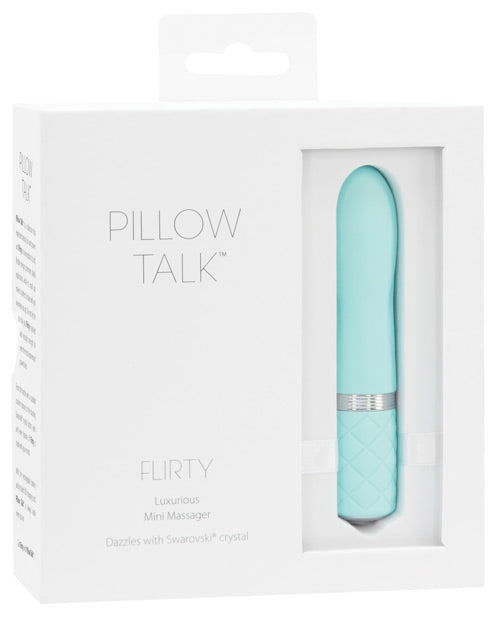 Pillow Talk Flirty Bullet: Vibrador de lujo con cristales de Swarovski - featured product image.