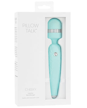 Varita Cheeky Pillow Talk: Varita de placer de lujo con cristales de Swarovski - Featured Product Image