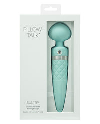 Pillow Talk Sultry Rotating Wand: Luxury Pleasure Power centered on a white background - featured product image.