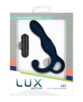 Lux Active LX1 Silicone Anal Trainer with Perineum Stimulation & Bonus Bullet - Featured Product Image