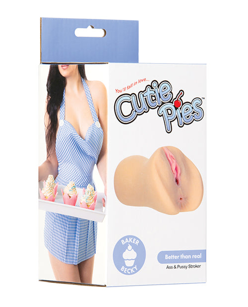 Cutie Pies Baker Becky Ass & Pussy Stroker: Dual Pleasure Delight Product Image.