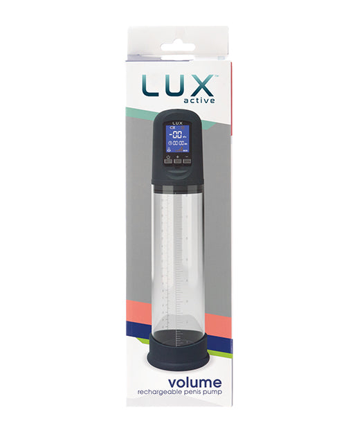 Bomba de pene automática LUX Active Volume negra Product Image.