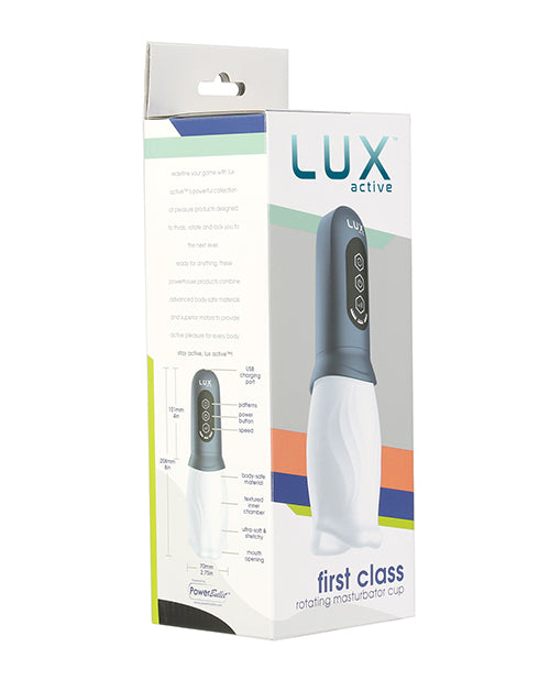 Shop for the LUX Active® First Class Rotating Masturbator Cup: Intense Solo Pleasure at My Ruby Lips