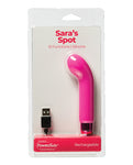 Bala recargable Sara's Spot con funda para punto G - 10 funciones