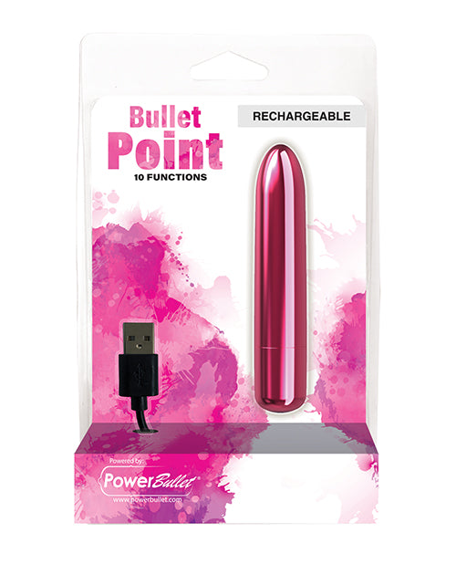 PowerBullet Bullet Point - 10-Function Rechargeable Bullet Product Image.