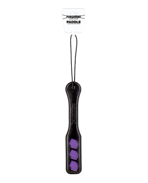 Punishment Purple Lips Dual-Sided BDSM Paddle - featured product image.