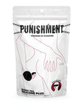 Black Punishment Bunny Tail Butt Plug