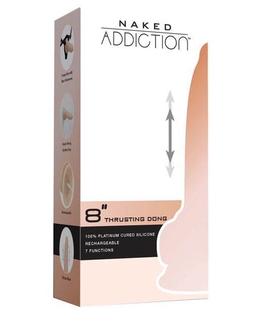 Naked Addiction 9" 附遙控的刺探器 - 肉體 Product Image.