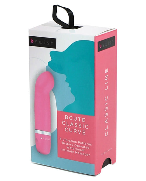 Bcute Classic Curve Vibrator - Guava: Customisable Pleasure - featured product image.