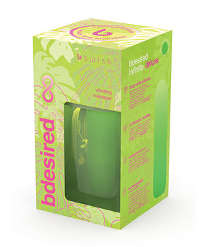 bdesired Infinite Deluxe LE Paradise Vibrator - Green - Featured Product Image