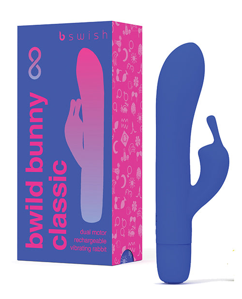 Bwild Infinite Classic Bunny Vibrator in Pacific Blue - featured product image.