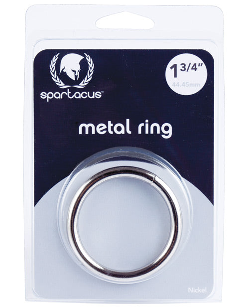 Spartacus 1.75" Nickel Cock Ring: Enhance Performance! - featured product image.